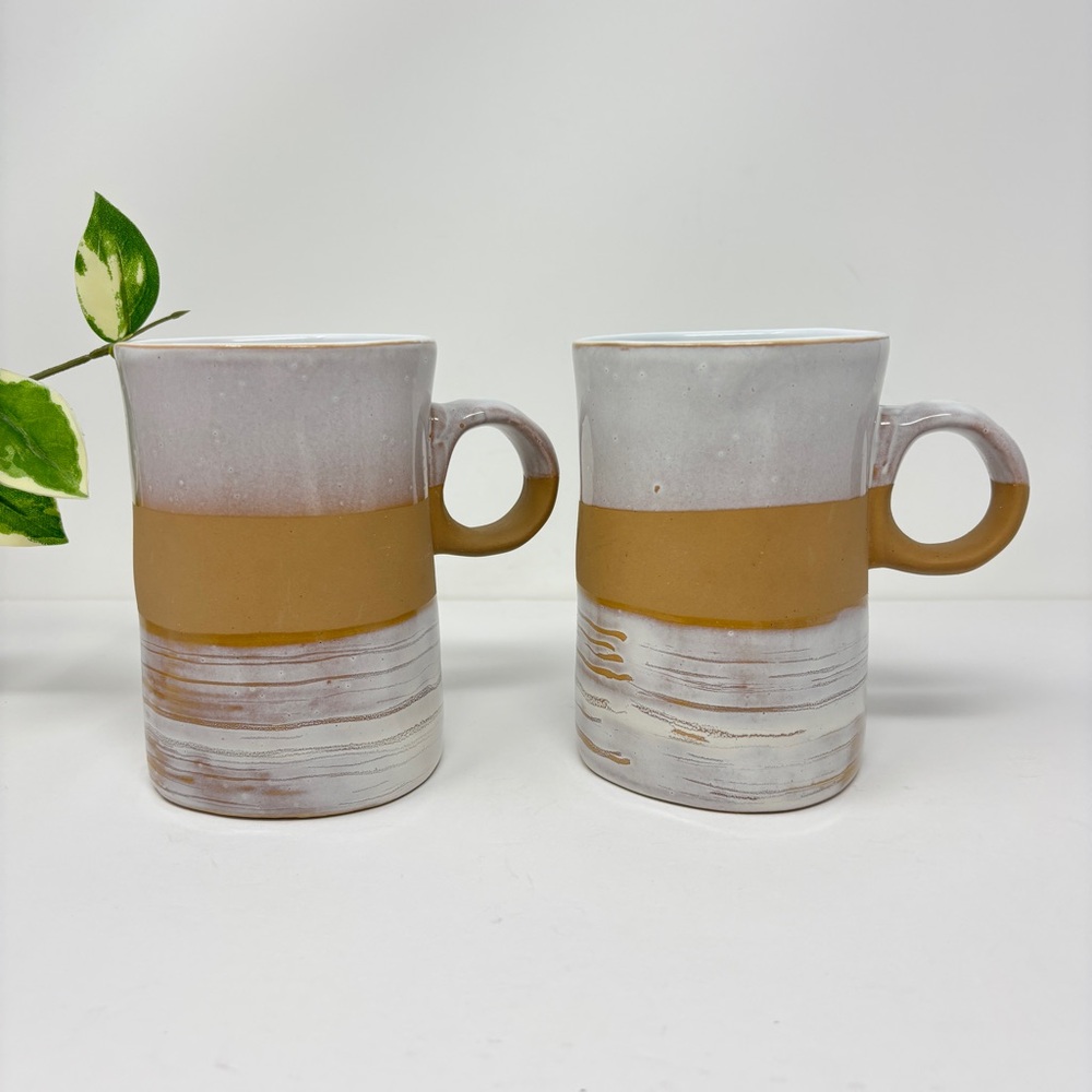 I Love It Glazed Stoneware Mugs Set of 2